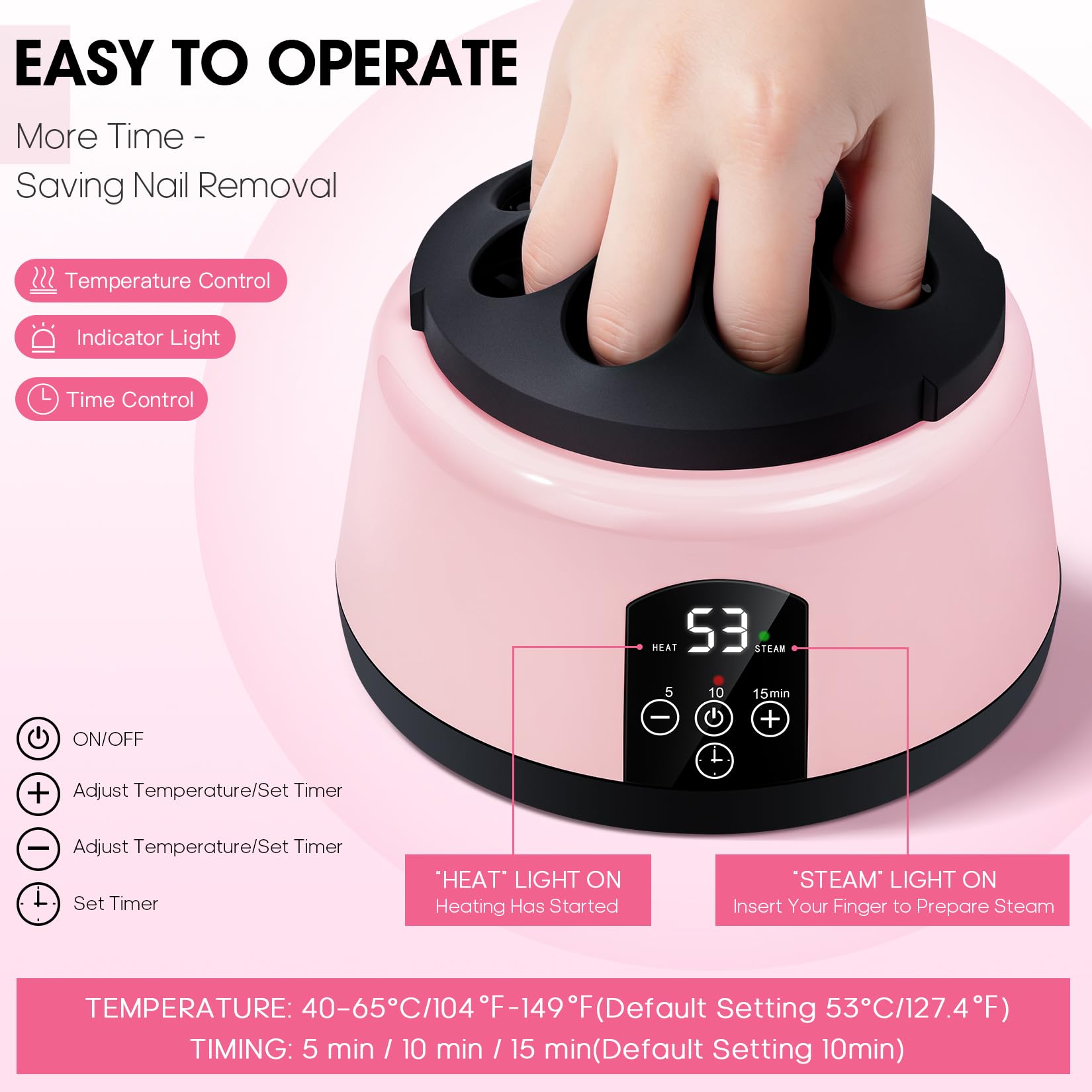 Amazon.com : 2 In 1 Automatic Upgraded Acetone Nail Polish Remover